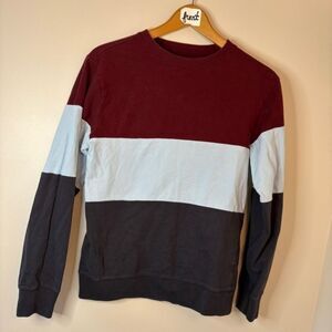 Original Use Red and Blue Crewneck Sweater men’s sz XS preworn